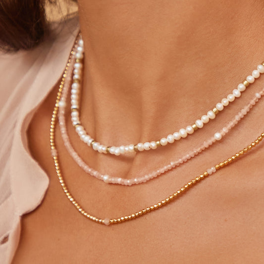 smr | Pearl Necklace | Earth Collection