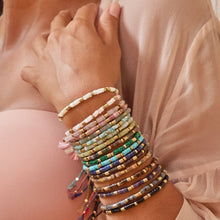 Load image into Gallery viewer, smr // mother of pearl cream // Earth Collection bracelet
