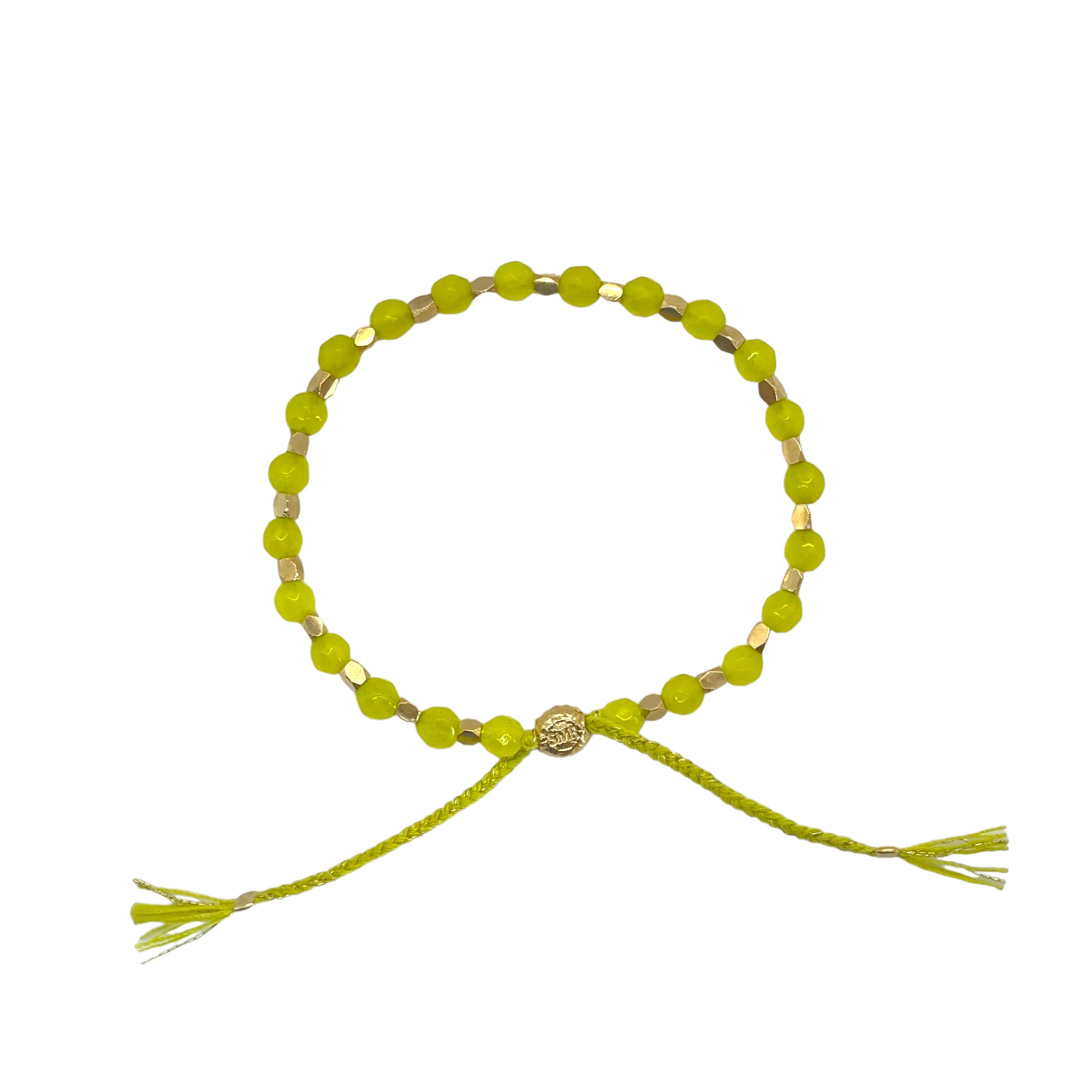 smr | neon yellow jade | Signature Collection bracelet