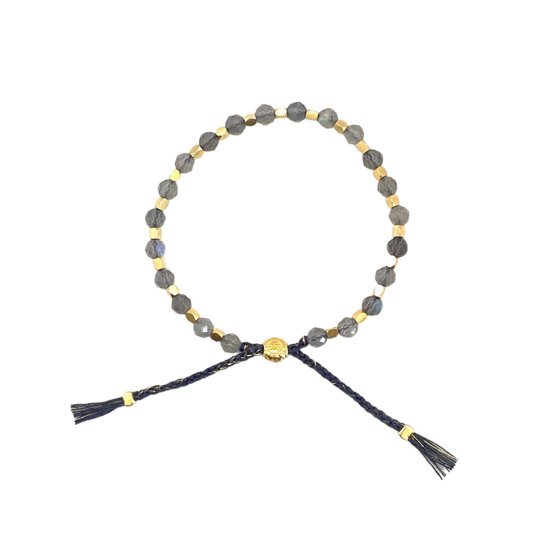 smr // labradorite yellow gold // Signature Collection bracelet