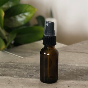boston round bottles // amber glass