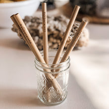 Load image into Gallery viewer, bamboo drinking straws
