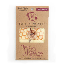 Load image into Gallery viewer, bees wrap // sandwich wrap
